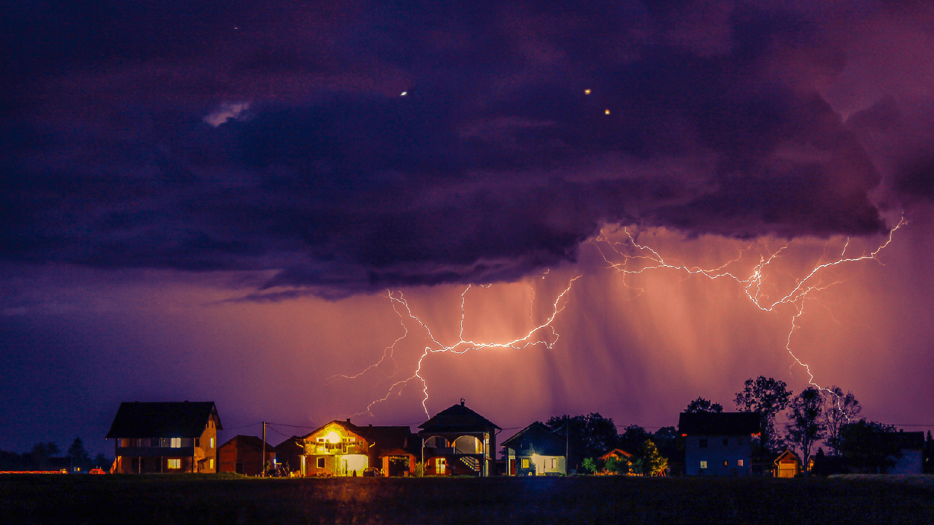 lightning storm