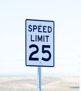 speed limit sign